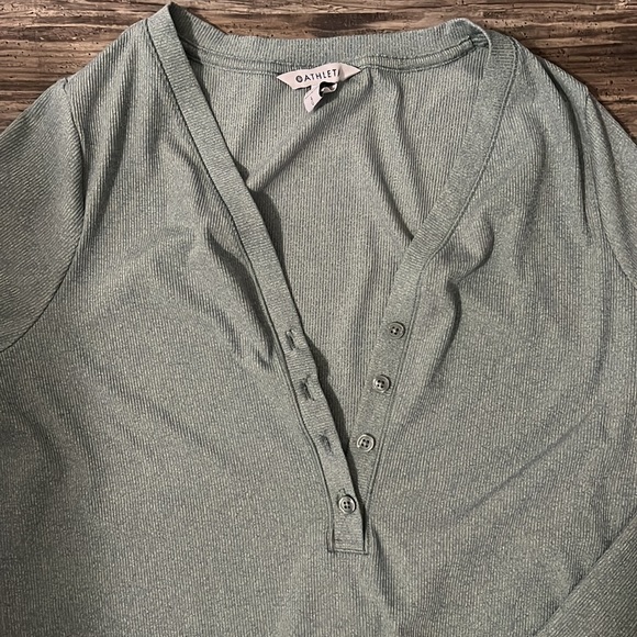 Athleta Henley style top. - Picture 2 of 4
